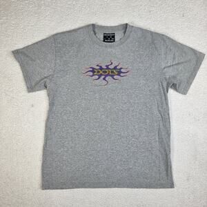 D.O.T.S. T-Shirt Sz M Don't Over Think S*** Crew Short Sleeve Gray